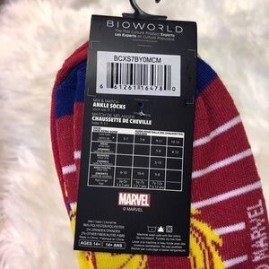 Captain Marvel Ankle Socks - 5 Pack